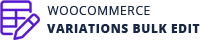 WooCommerce variations bulk edit logo
