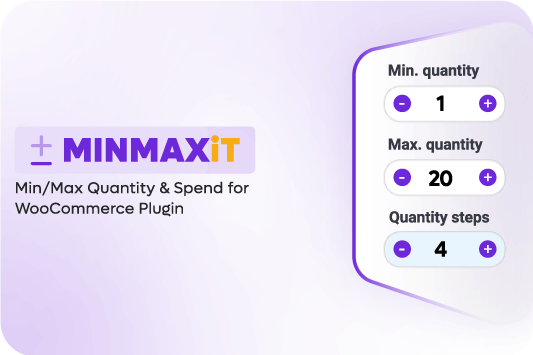 MINMAXiT - Min and Max Quantity for WooCommerce