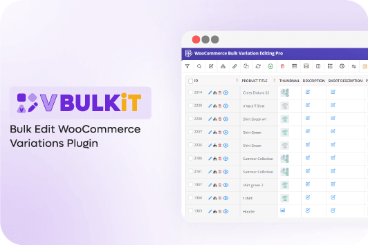 VBULKiT - Bulk Edit WooCommerce Variations